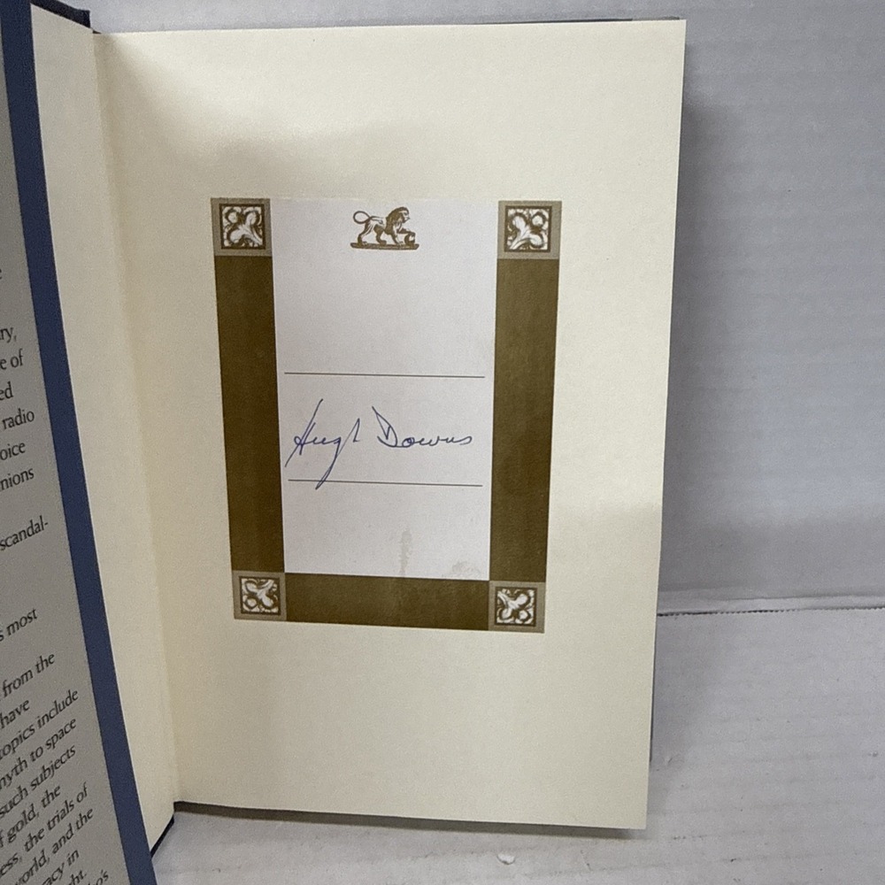 HUGH DOWNS -- Perspectives (20/20 TV Reporter) -- 1995 SIGNED 1st Edition HC
